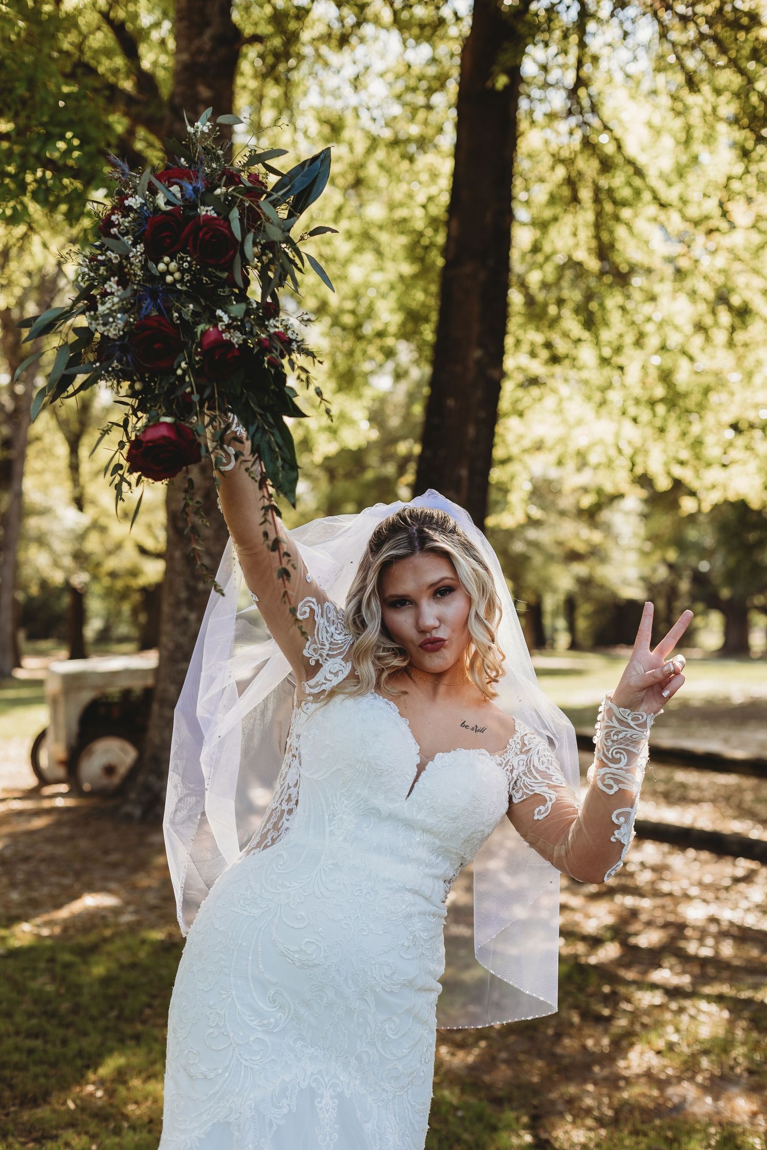 Bridal Wedding Photograph from a Wedding in Milton Florida