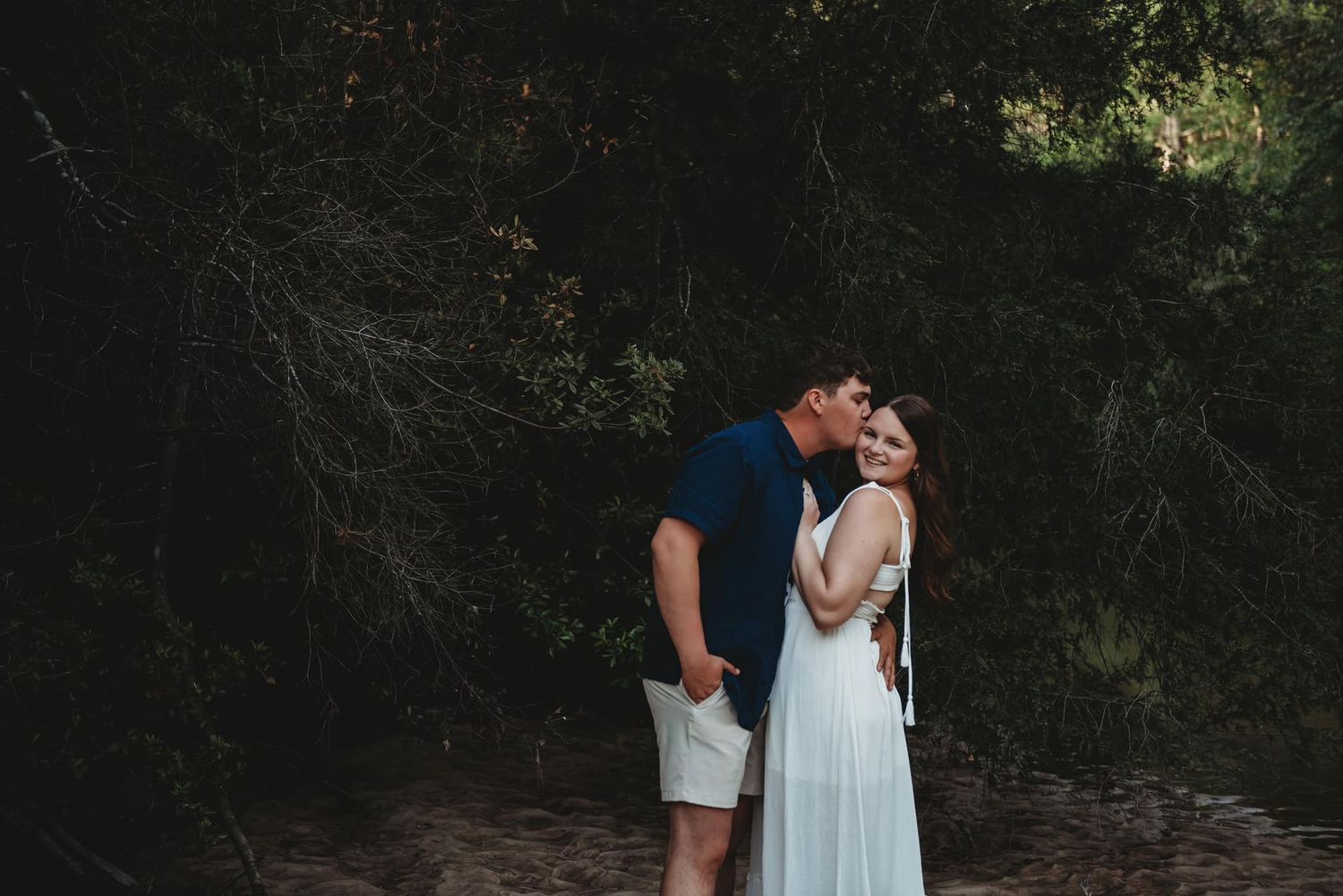 Engagement Session on Blackwater River in Milton Florida