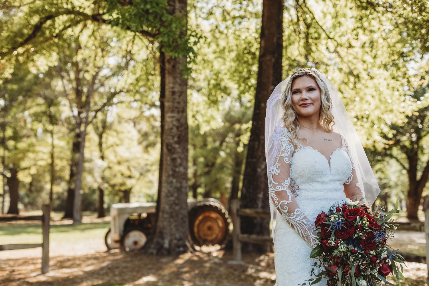 Bridal Wedding Photograph from a Wedding in Milton Florida