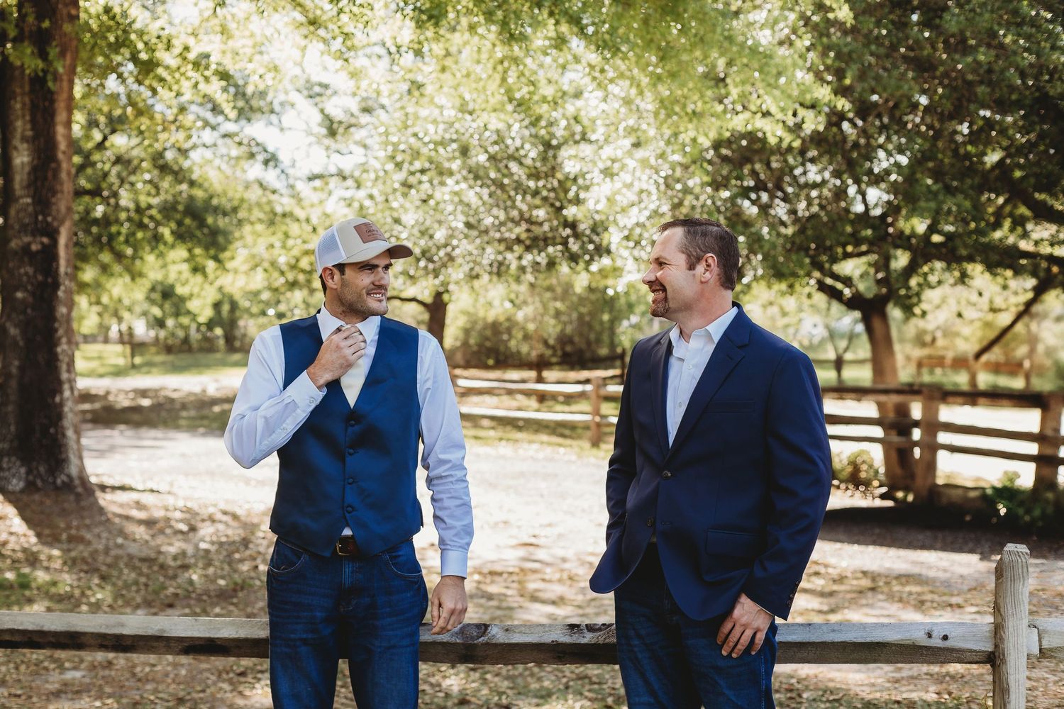 Groom Wedding Photograph from a Wedding in Milton Florida