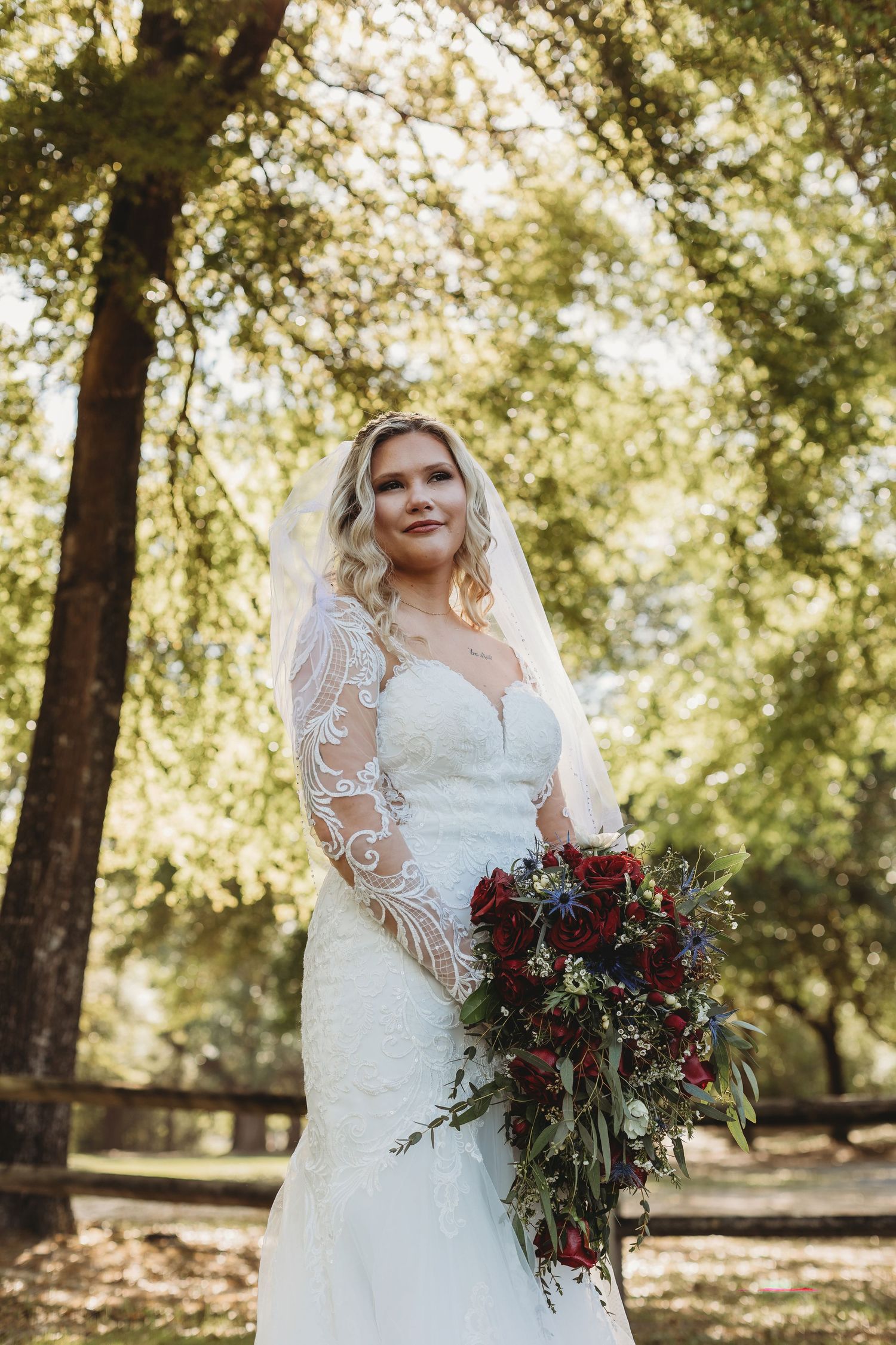Bridal Wedding Photograph from a Wedding in Milton Florida