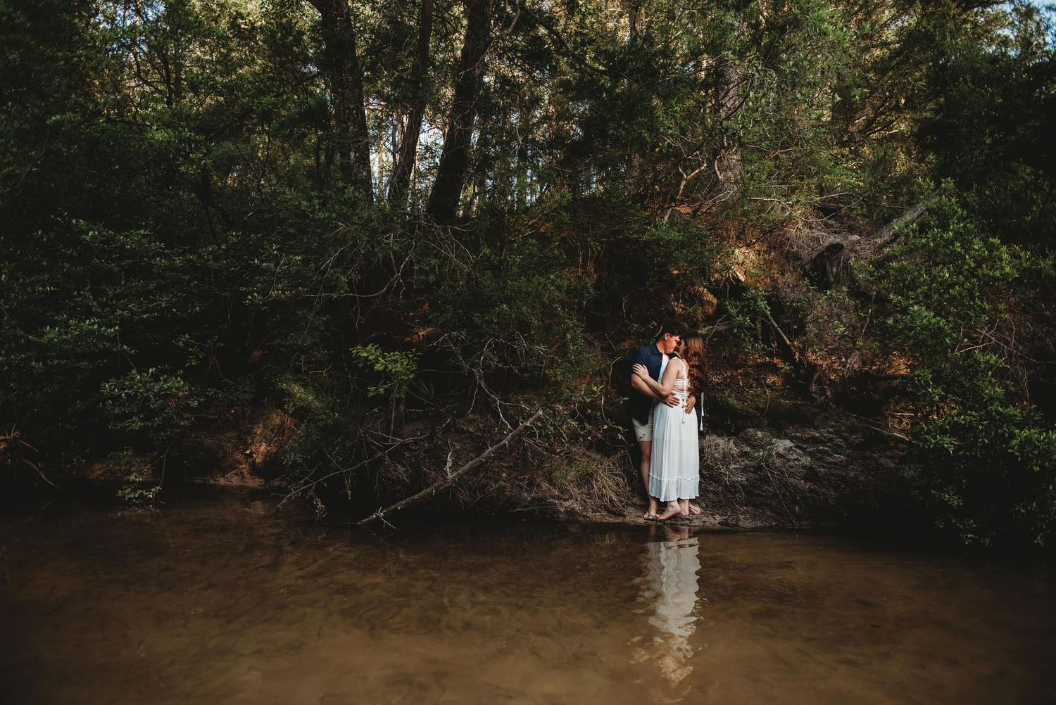 Engagement Session on Blackwater River in Milton Florida