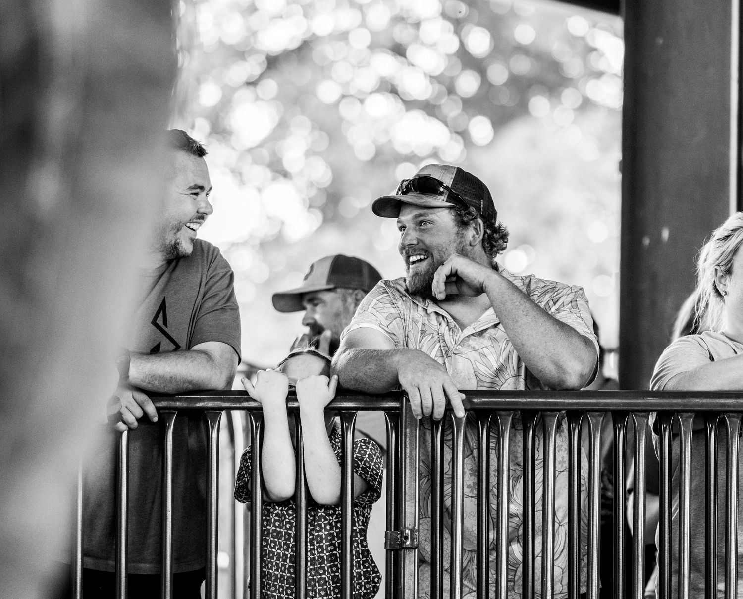 Joyful reactions from family watching ringside at the Labette County Fair.