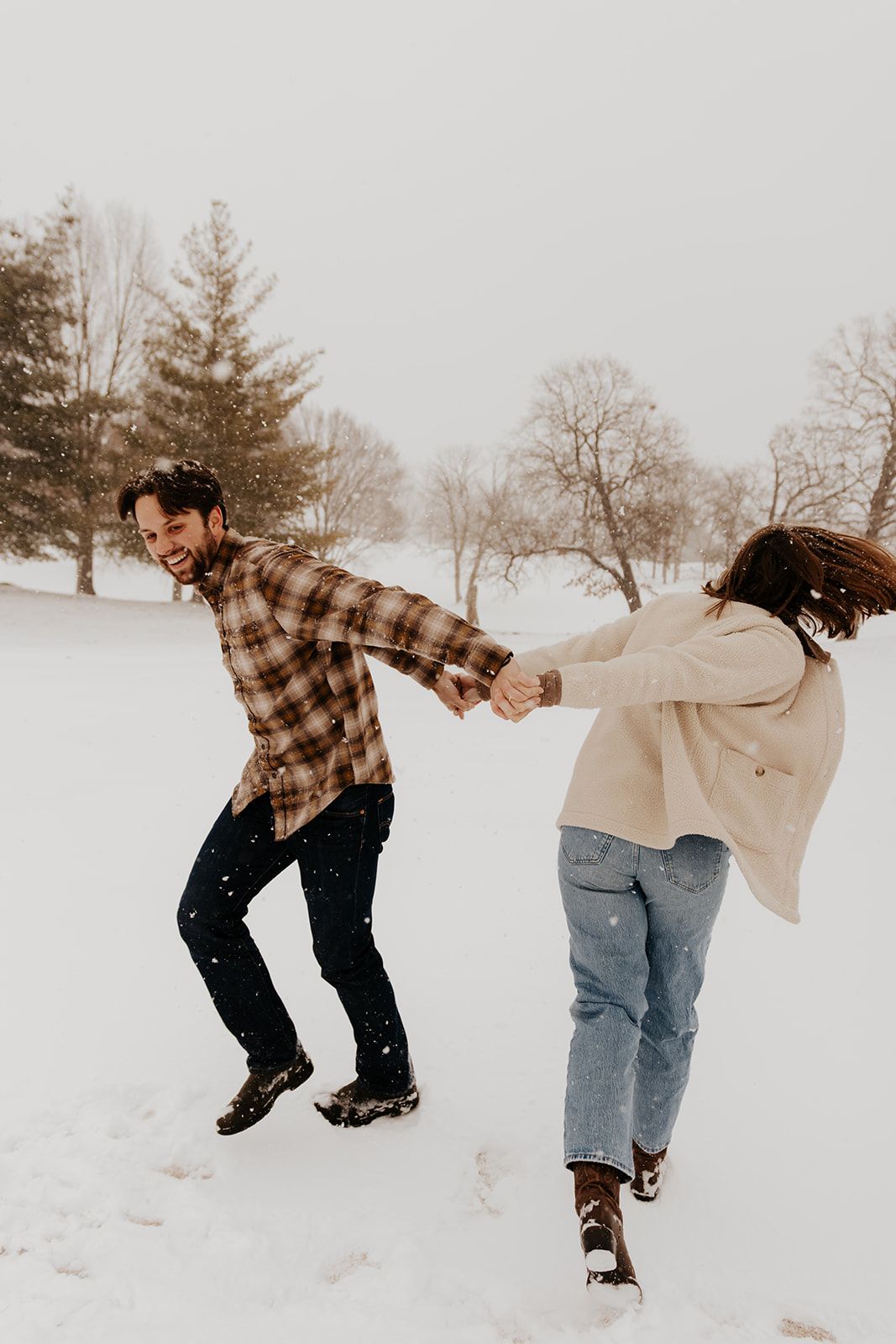 Candid engagement photos in Springfield, Missouri