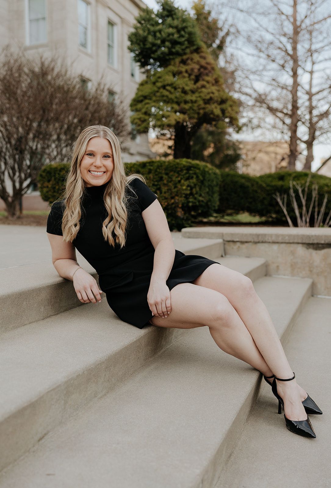 Graduation photos at Missouri State University, Carrington Hall