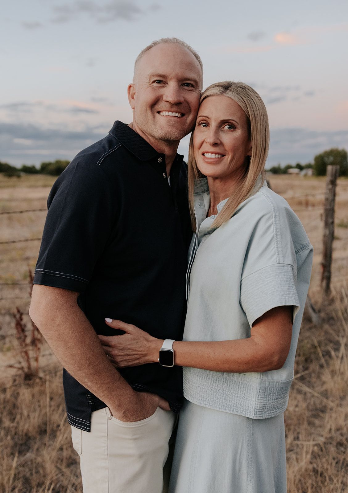 Couples photo taken near St Anthony, Idaho.