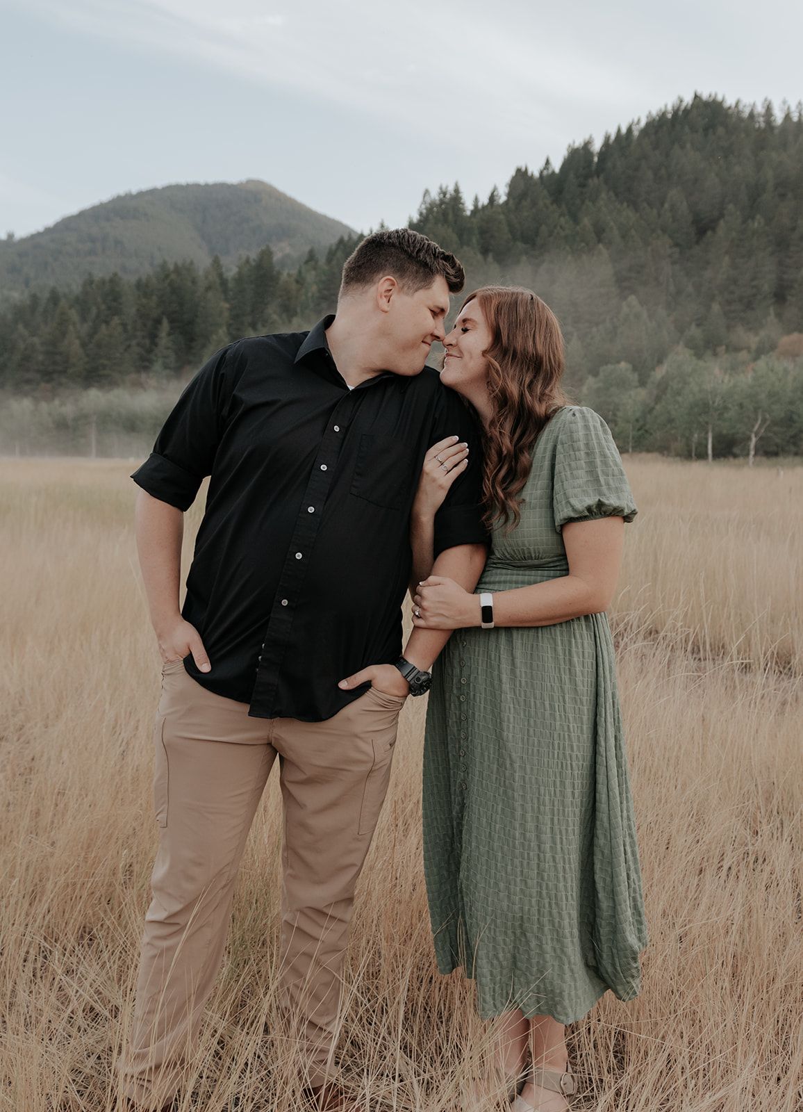 Couples engagement session near Palisades Reservoir in Idaho