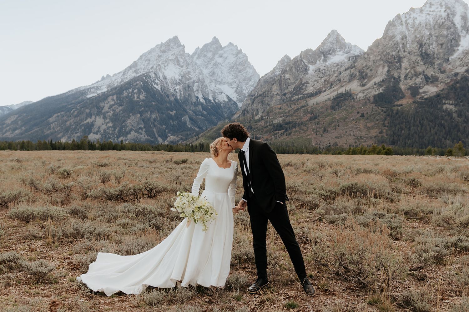 Wedding photos in Grand Teton National Park