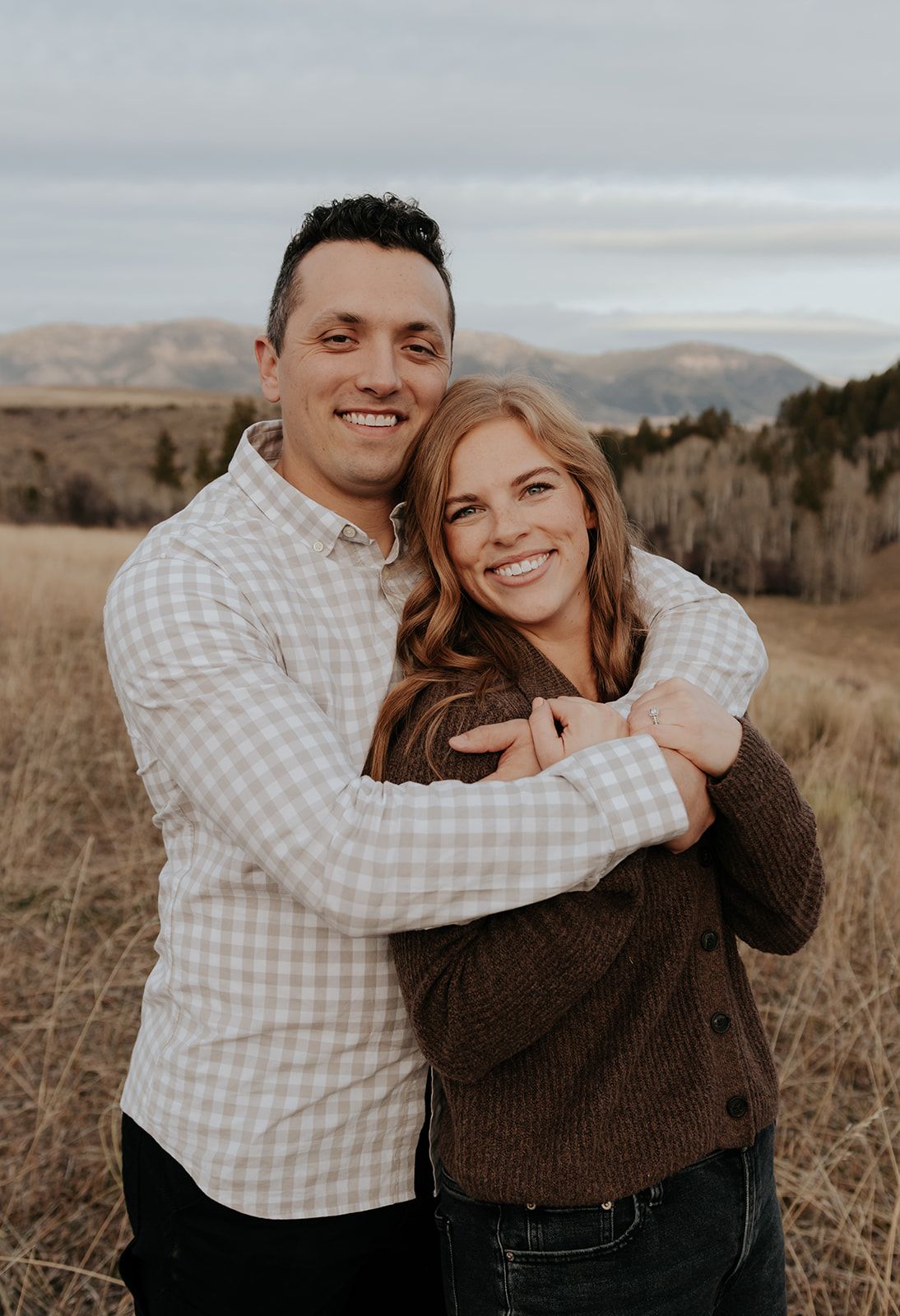 Photo of a couple taken in Swan Valley, Idaho