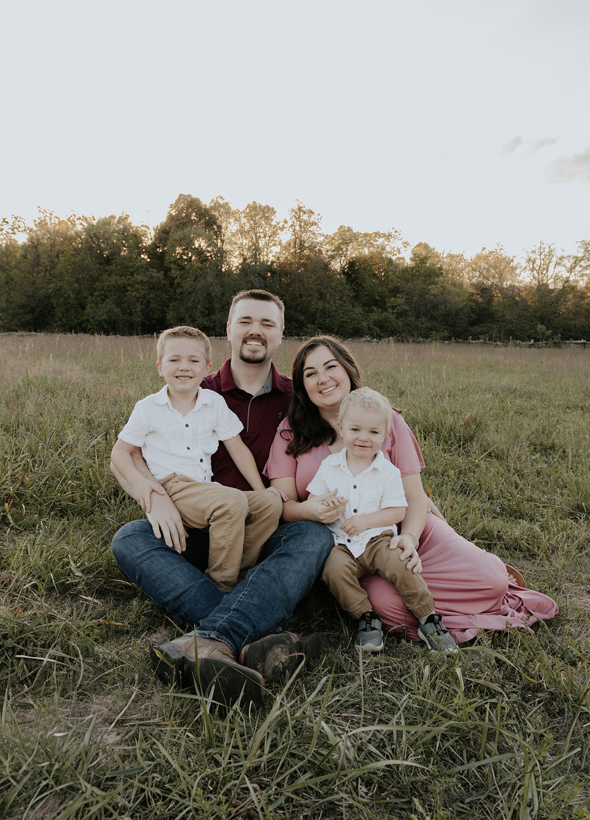 Small family photoshoot at Wilson's Creek National Battlefield in Springfield, Missouri. Maternity photoshoot