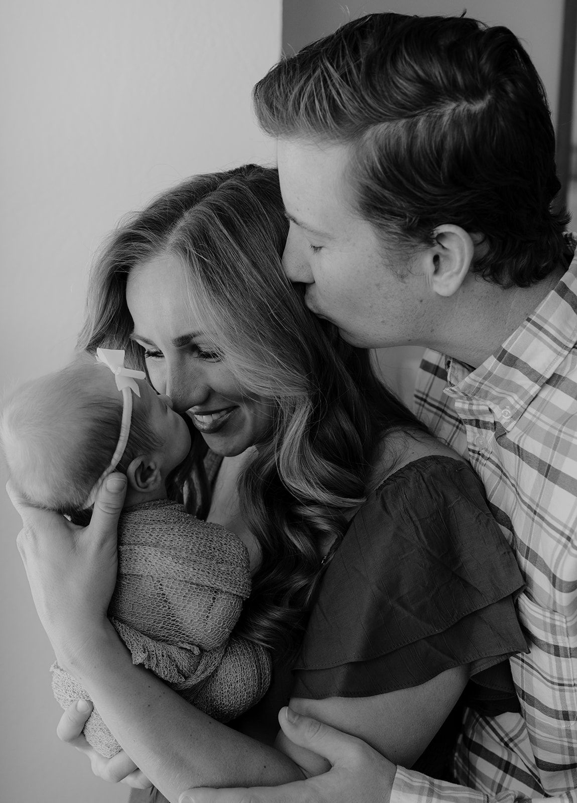 In-home newborn photoshoot in Springfield, Missouri. Intimate and candid newborn photoshoot