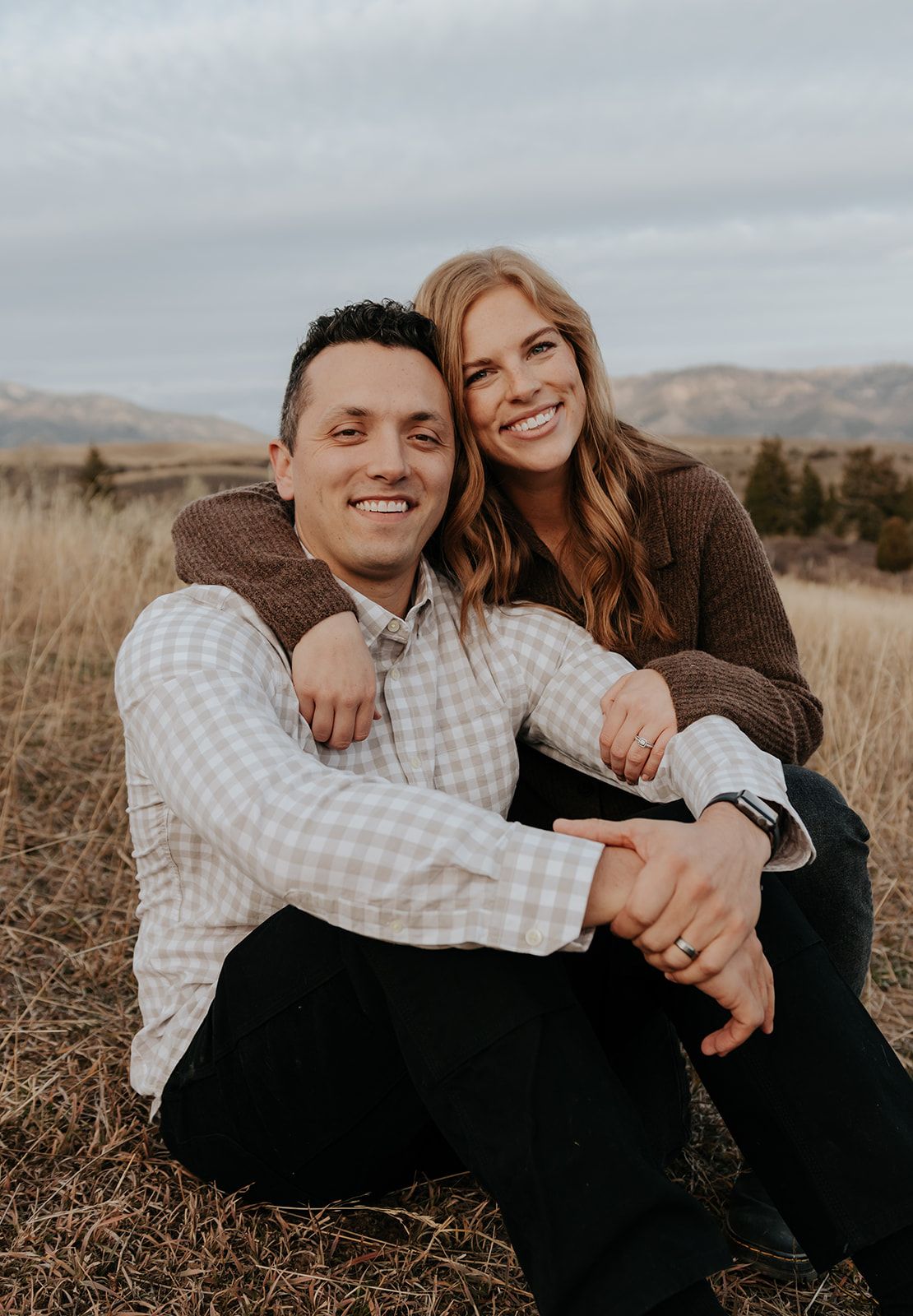 Photo of a couple taken in Swan Valley, Idaho