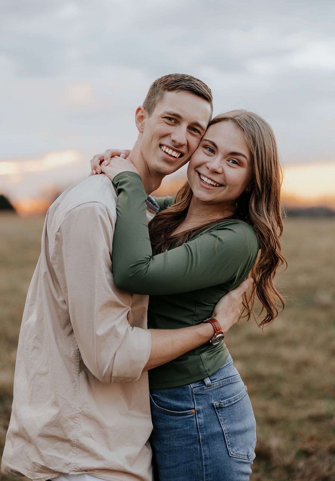 Photoshoot of a couple in Springfield, Missouri