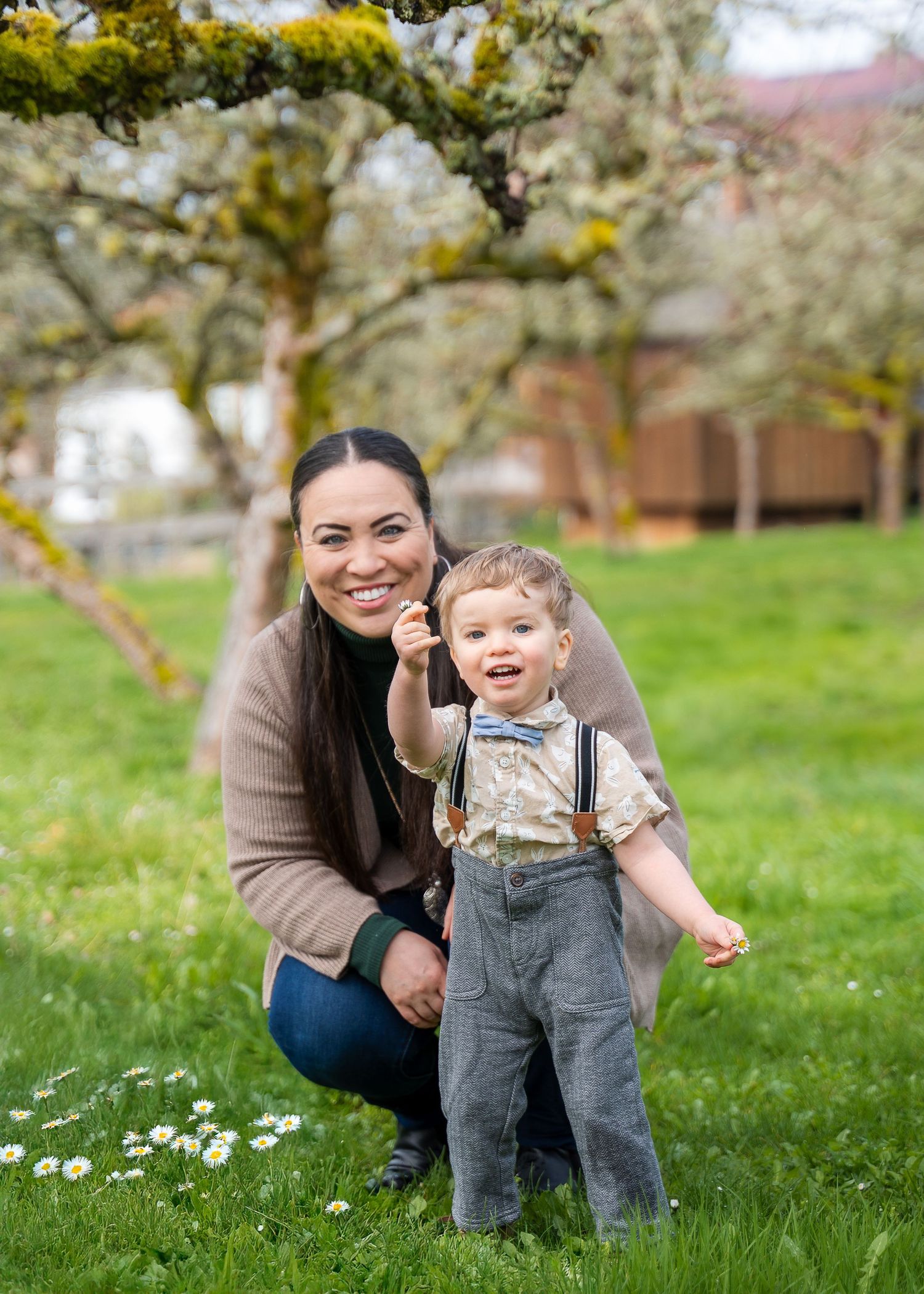 Spring mother son Merridale Cidery