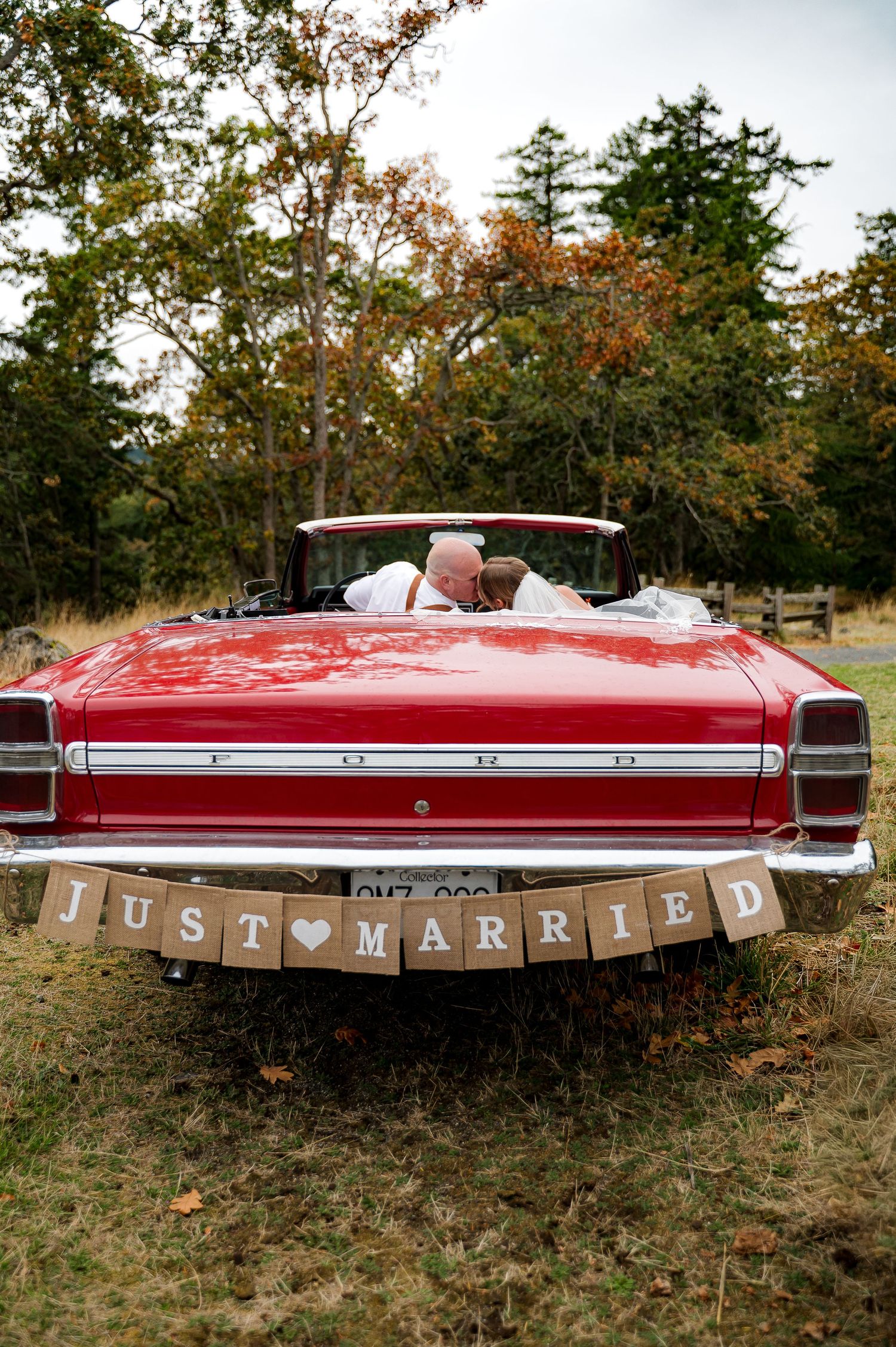 Nanaimo just married car photos
