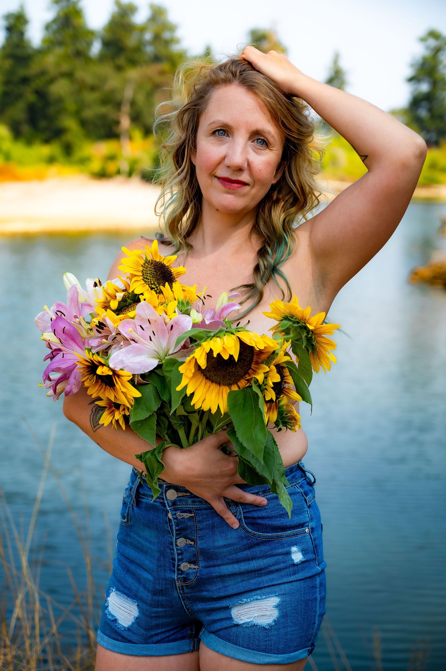 Flower session at chemainus estuary