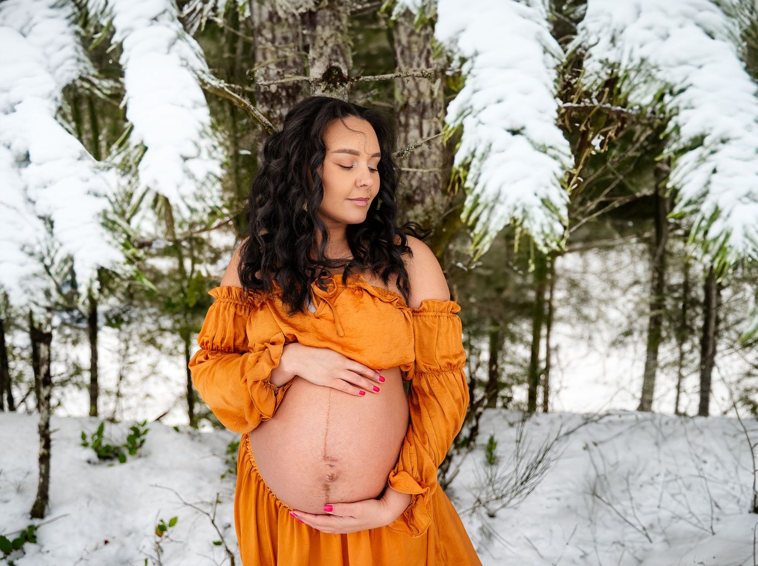 Snowy maternity
