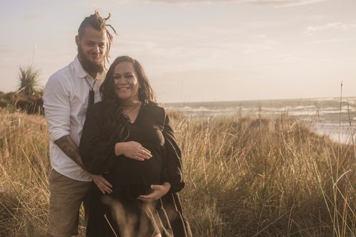 Affordable and heartwarming Maternity portraits by Stay&cee Creative, bringing comfort and style to homes in Waikato