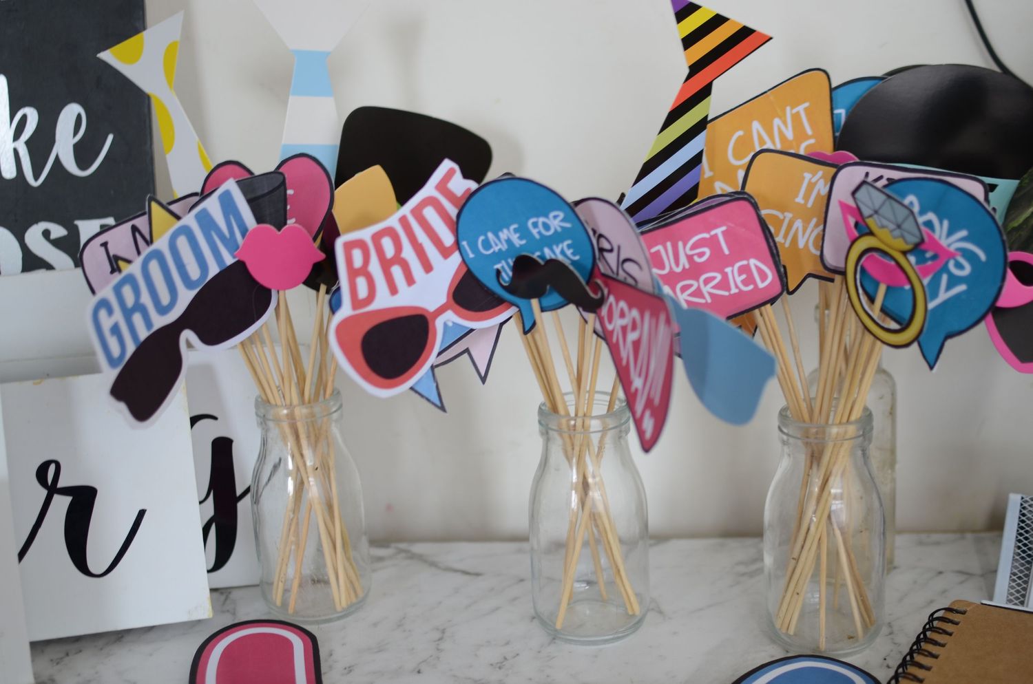 Stay&cee Creative photo booth setup, offering a fun and memorable experience for guests with instant prints and custom backdrops