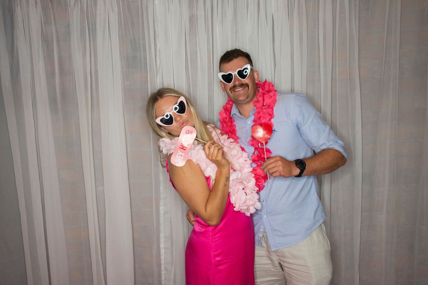 Stay&cee Creative photo booth setup, offering a fun and memorable experience for guests with instant prints and custom backdrops