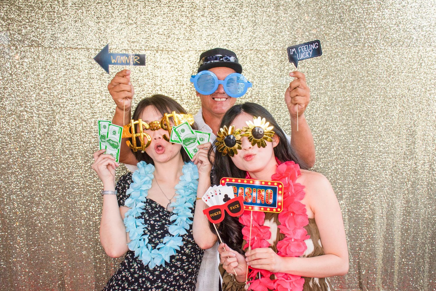Stay&cee Creative photo booth setup, offering a fun and memorable experience for guests with instant prints and custom backdrops