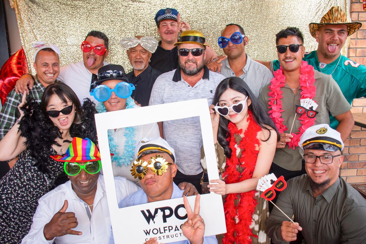 Stay&cee Creative photo booth setup, offering a fun and memorable experience for guests with instant prints and custom backdrops