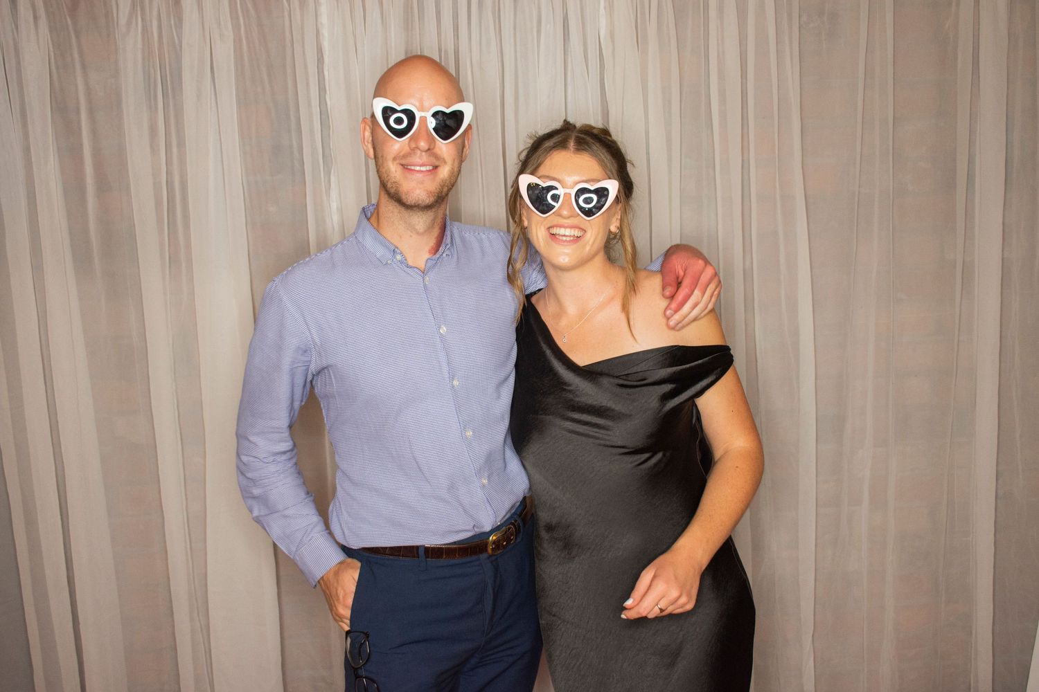 Stay&cee Creative photo booth setup, offering a fun and memorable experience for guests with instant prints and custom backdrops