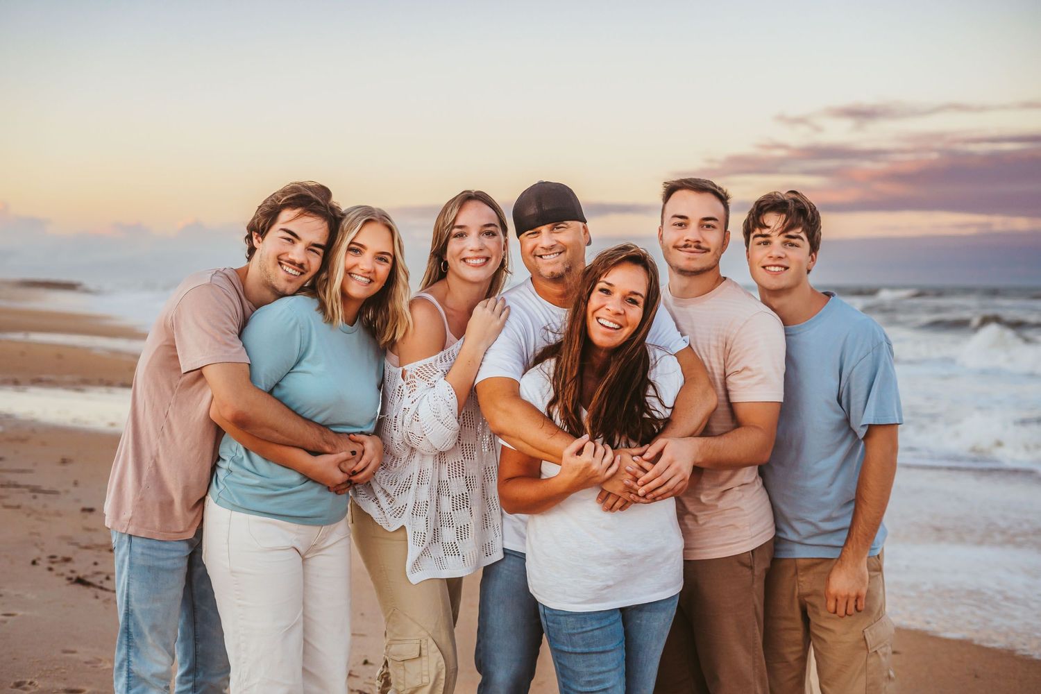 Saint Augustine family photography at the beach. Florida photographer, high end, quality, bold colors, palm coast photography