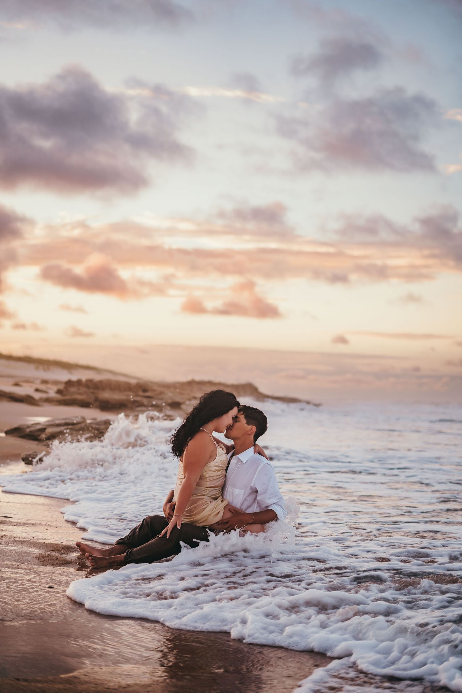 Saint Augustine couples photography at the beach. Florida photographer, high end, quality, bold colors, palm coast photography, engagement