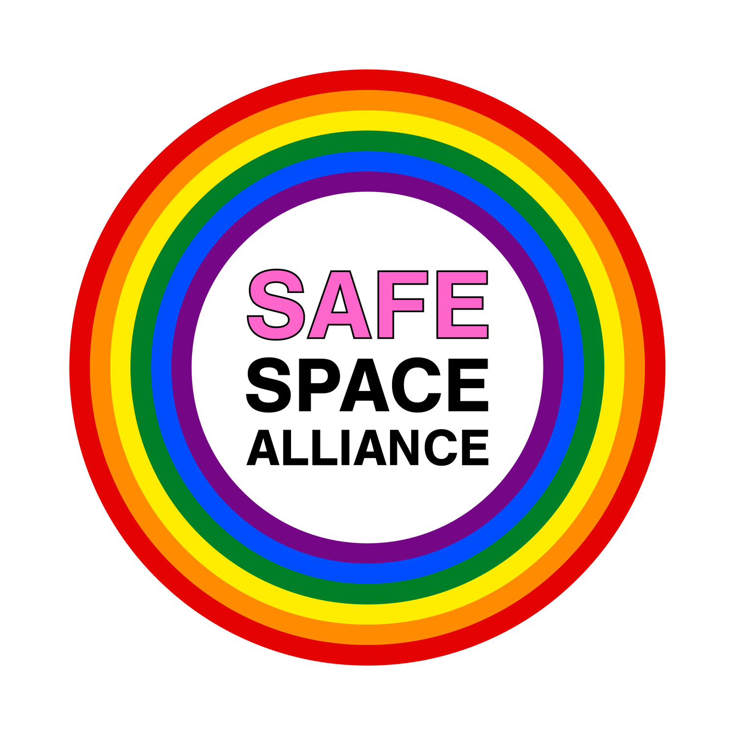 Safe Space Alliance member badge showing commitment to providing an inclusive and welcoming photography experience.