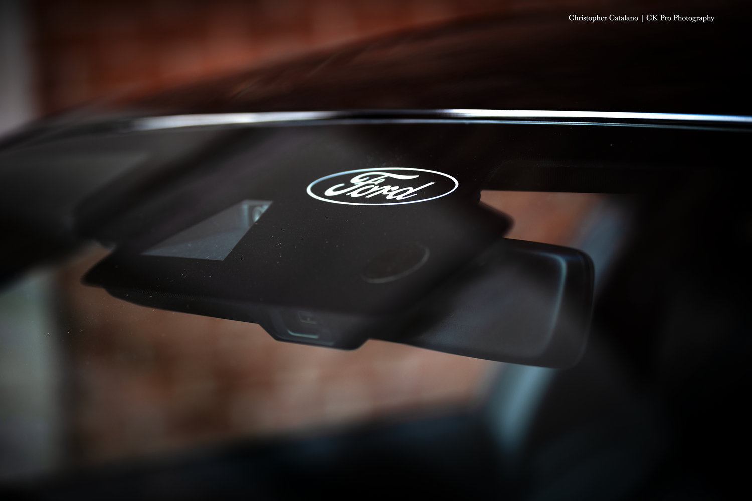 2024 Ford Mustang GT 5.0 Windshield Ford Badge