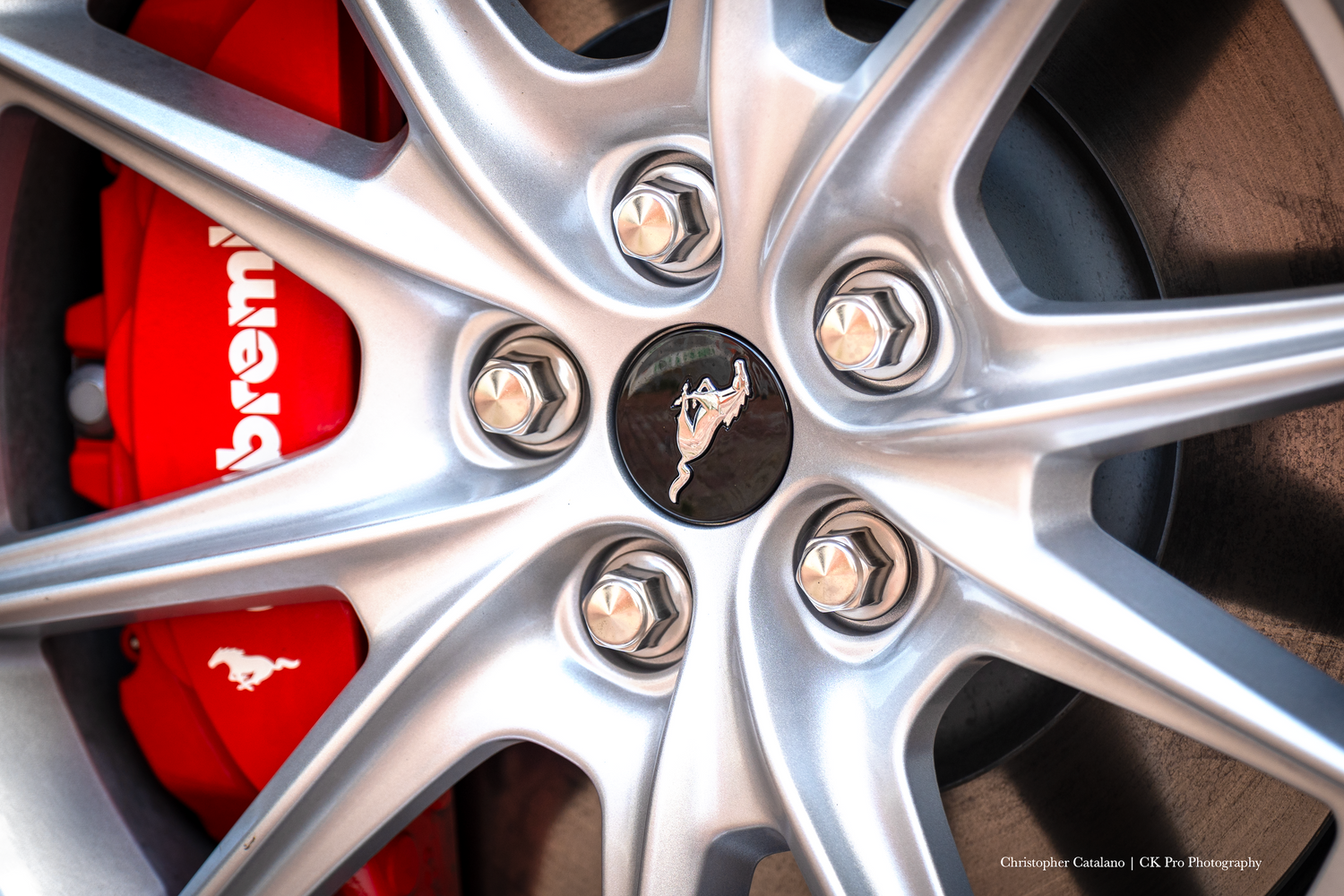 2024 Ford Mustang GT 5.0 Wheel Logo