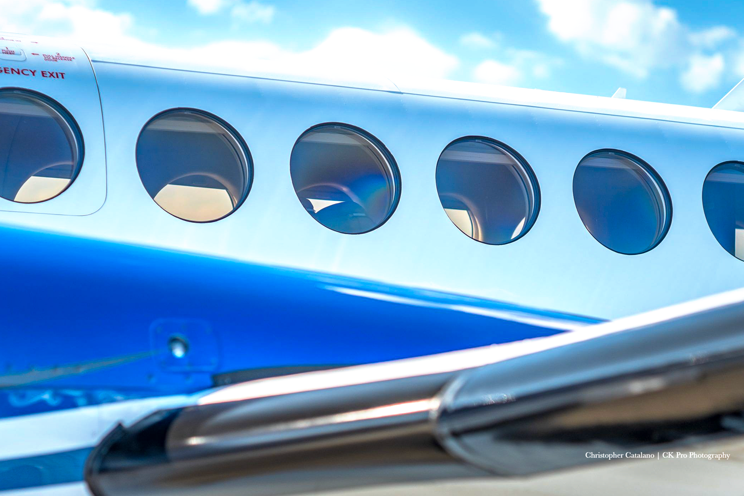 King Air 350i Window