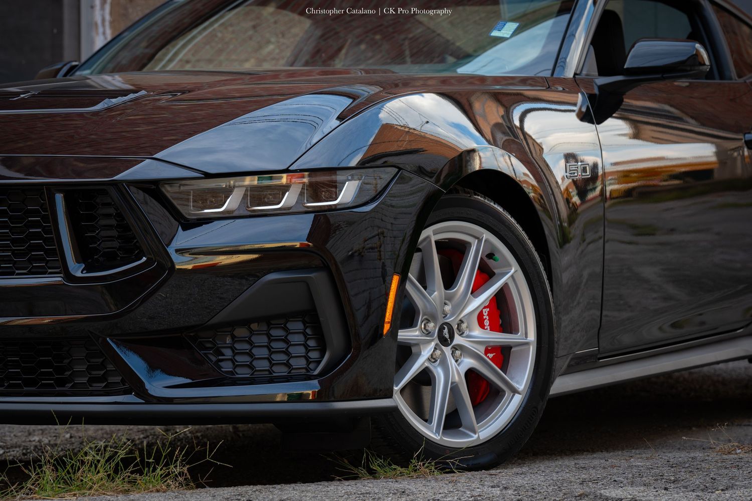 Ford Mustang GT Brembo Red Caliper