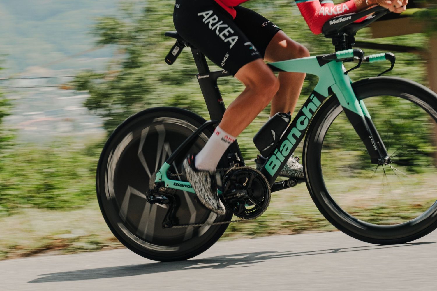 Vélo Bianchi lors du Tour de France