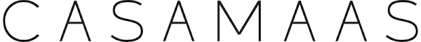 Casamaas brand logo displayed in thin, elegant sans-serif uppercase letters on a white background.