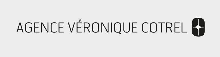 Logo of Agence Véronique Cotrel, a French agency, displayed in elegant gray typography with a decorative star emblem.