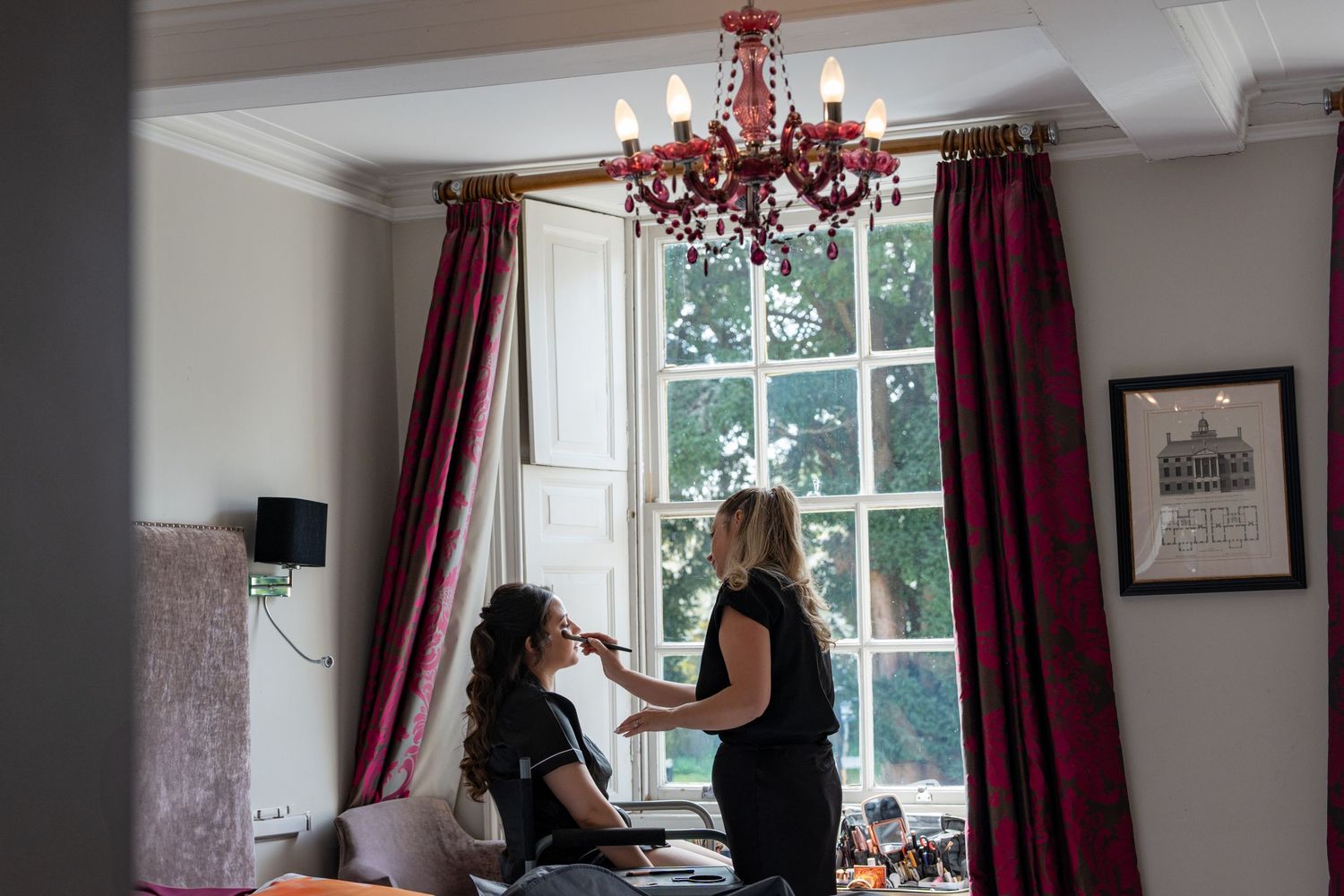 Barton Hall Kettering Orangery Wedding Milton Keynes Wedding Photographer Eiva photography Bride getting ready