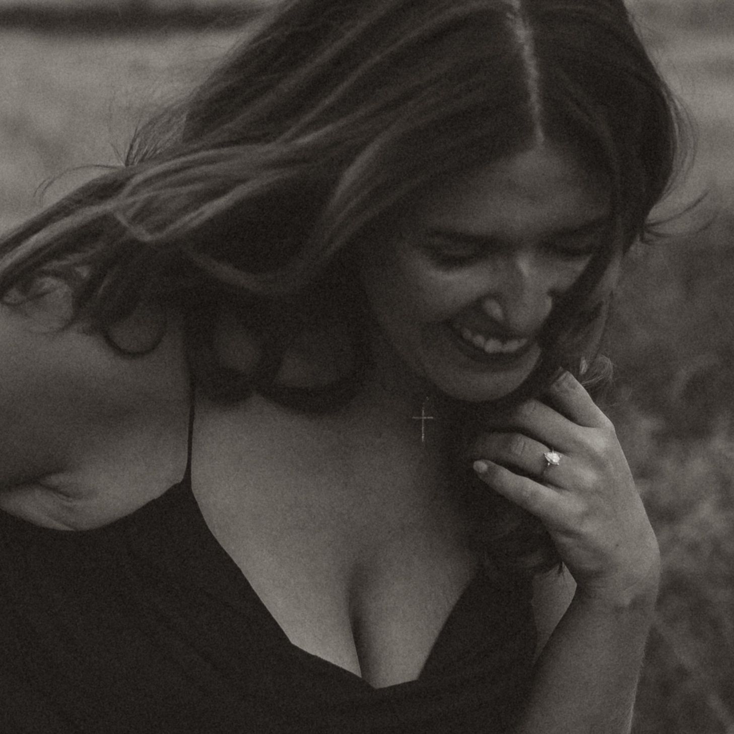 candid image of girl laughing and smiling at kalamoir regional park