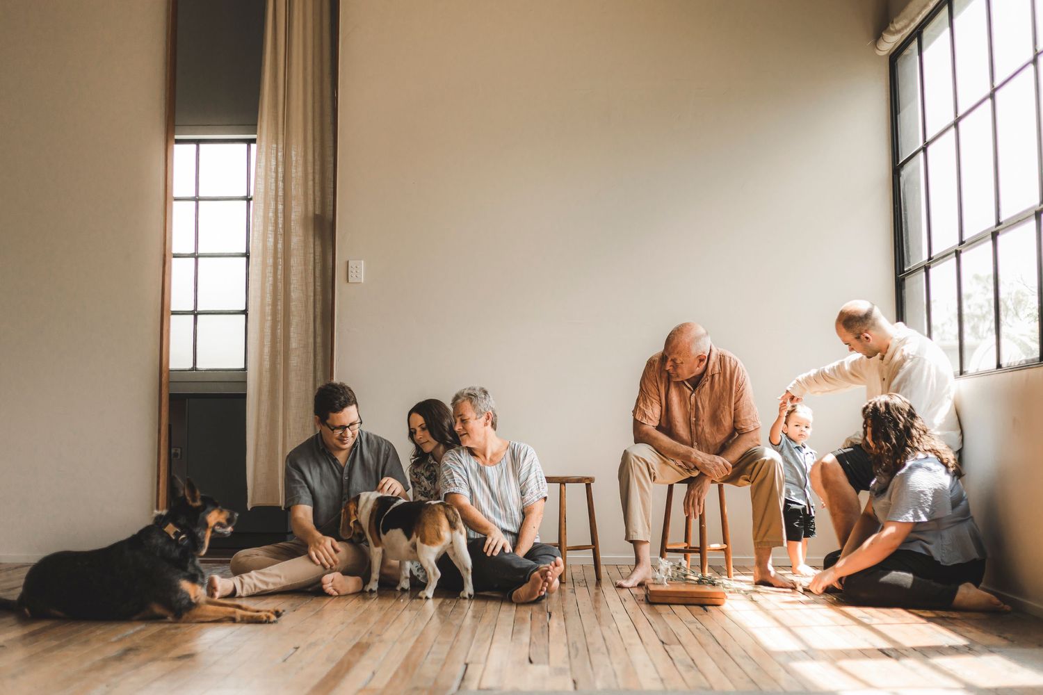 Extended family photos session