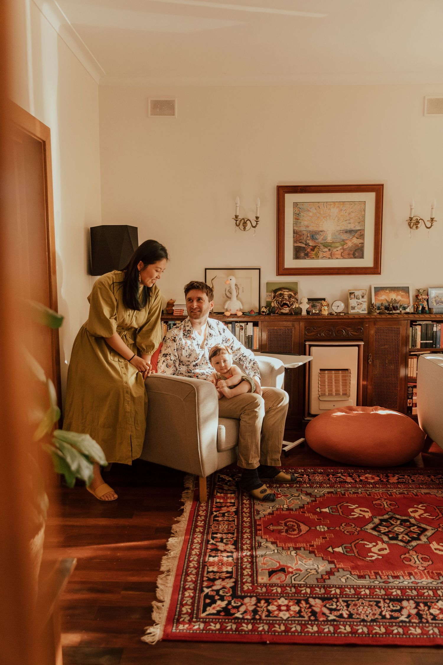 Family photos at home session