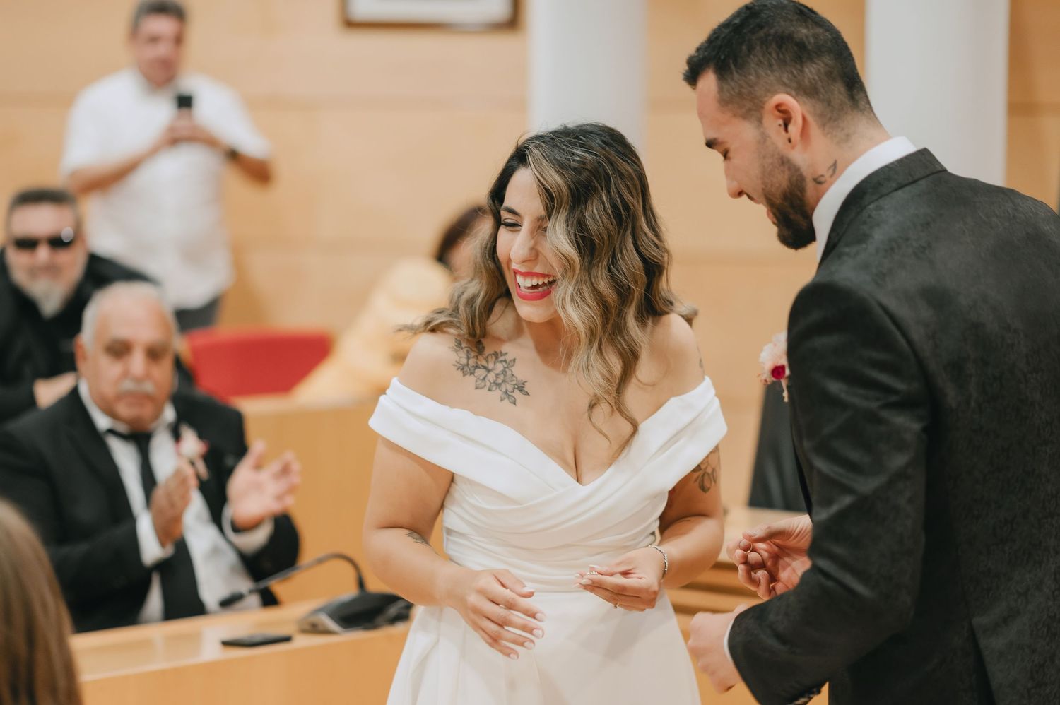 Fotógrafos Bodas en el Ayuntamiento de Coslada