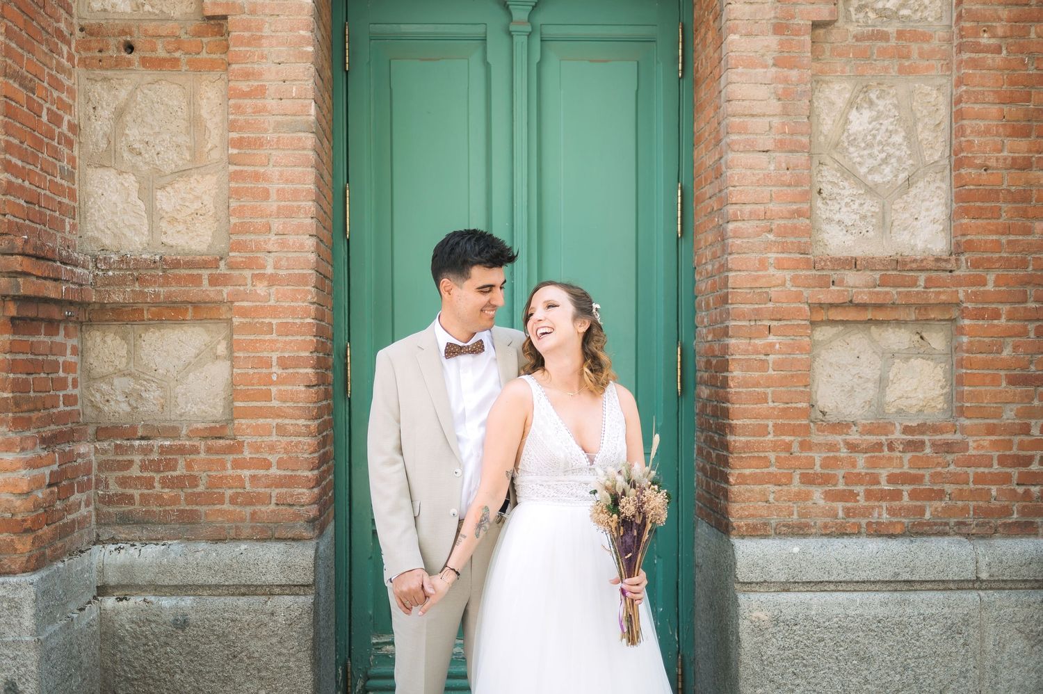 Fotografía de boda civil en la Casa del Reloj de Arganzuela en Madrid por SHUTTER.