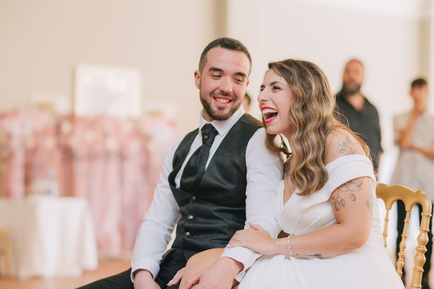 Fotografía de bodas en el Restaurante Quinta San Antonio de Velilla Madrid