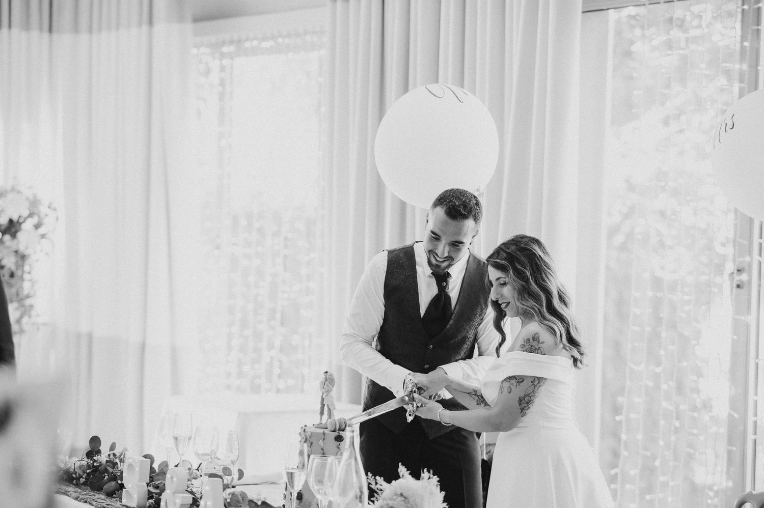 Fotografía de bodas en el Restaurante Quinta San Antonio de Velilla Madrid