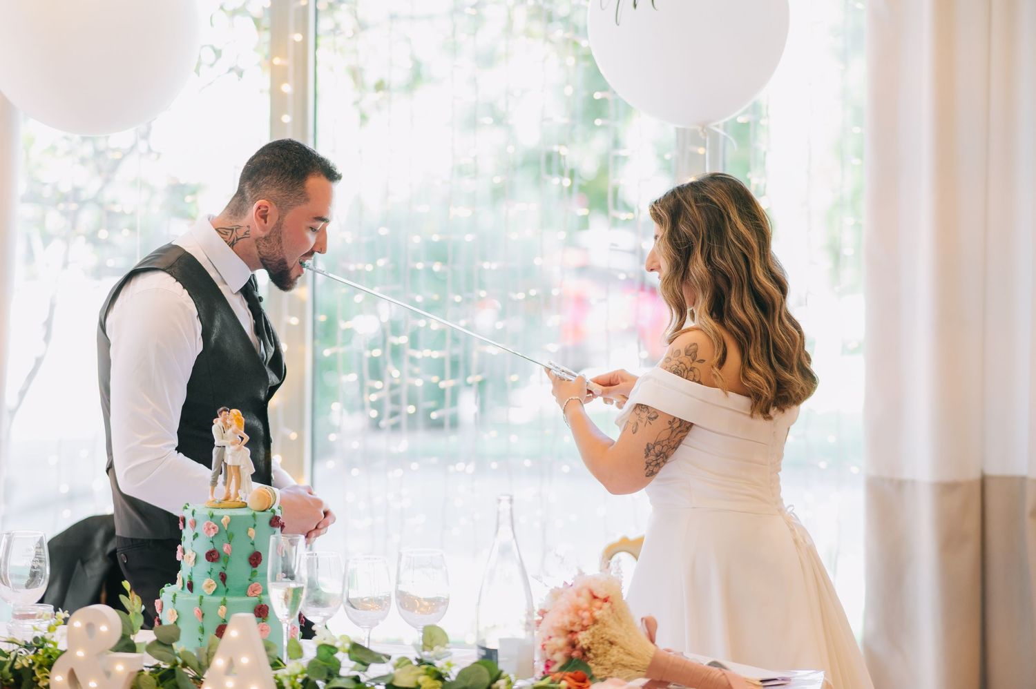 Fotografía de bodas en el Restaurante Quinta San Antonio de Velilla Madrid