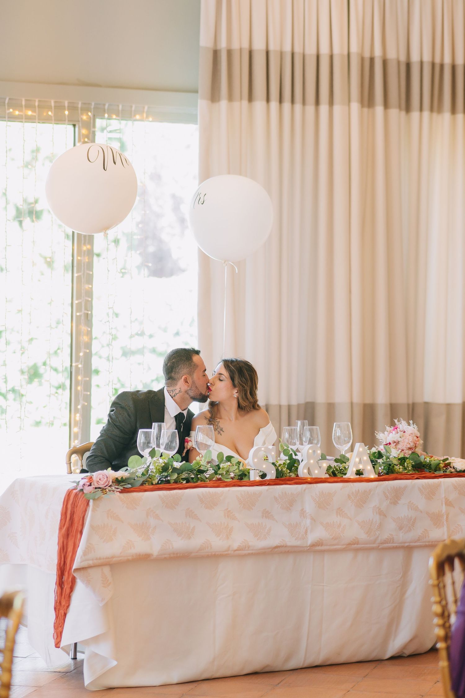 Fotógrafos de bodas en el Restaurante Quinta San Antonio de Velilla Madrid