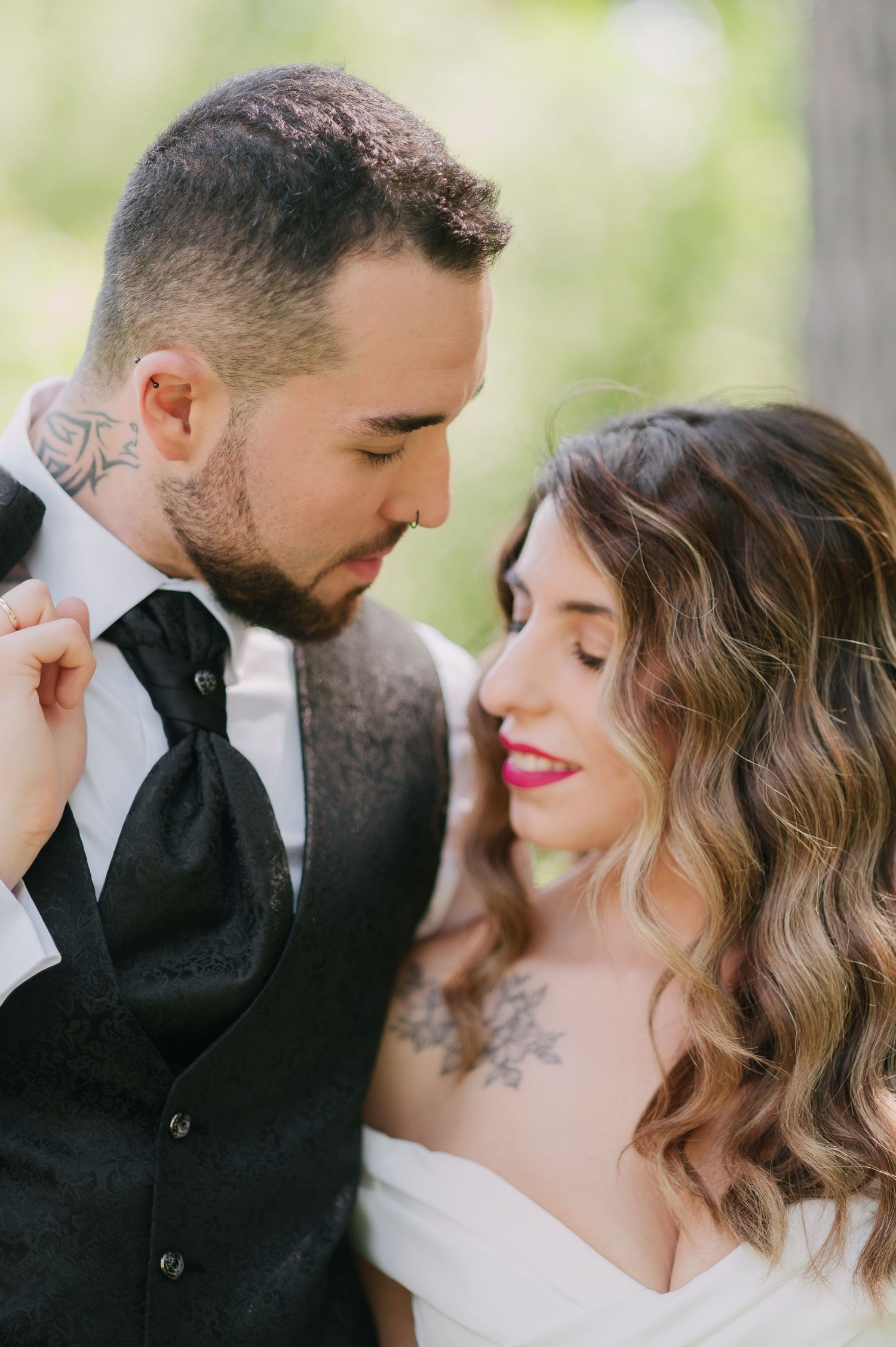 Novios en el parque de El Capricho Madrid