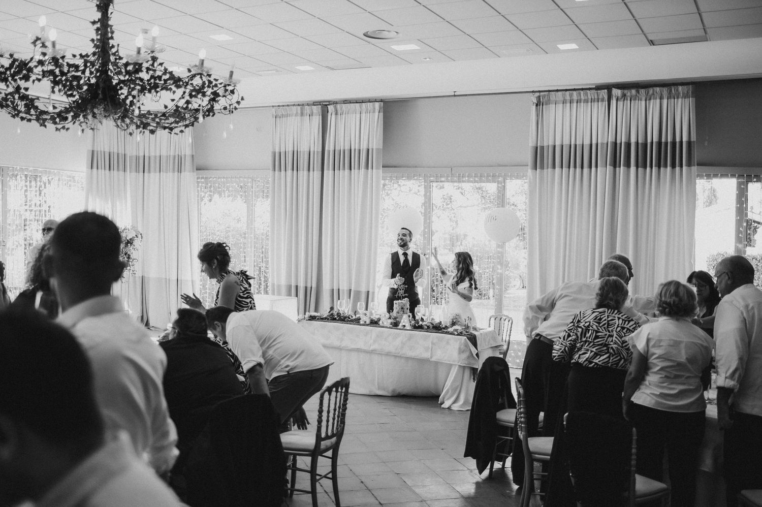 Fotografía de bodas en el Restaurante Quinta San Antonio de Velilla Madrid