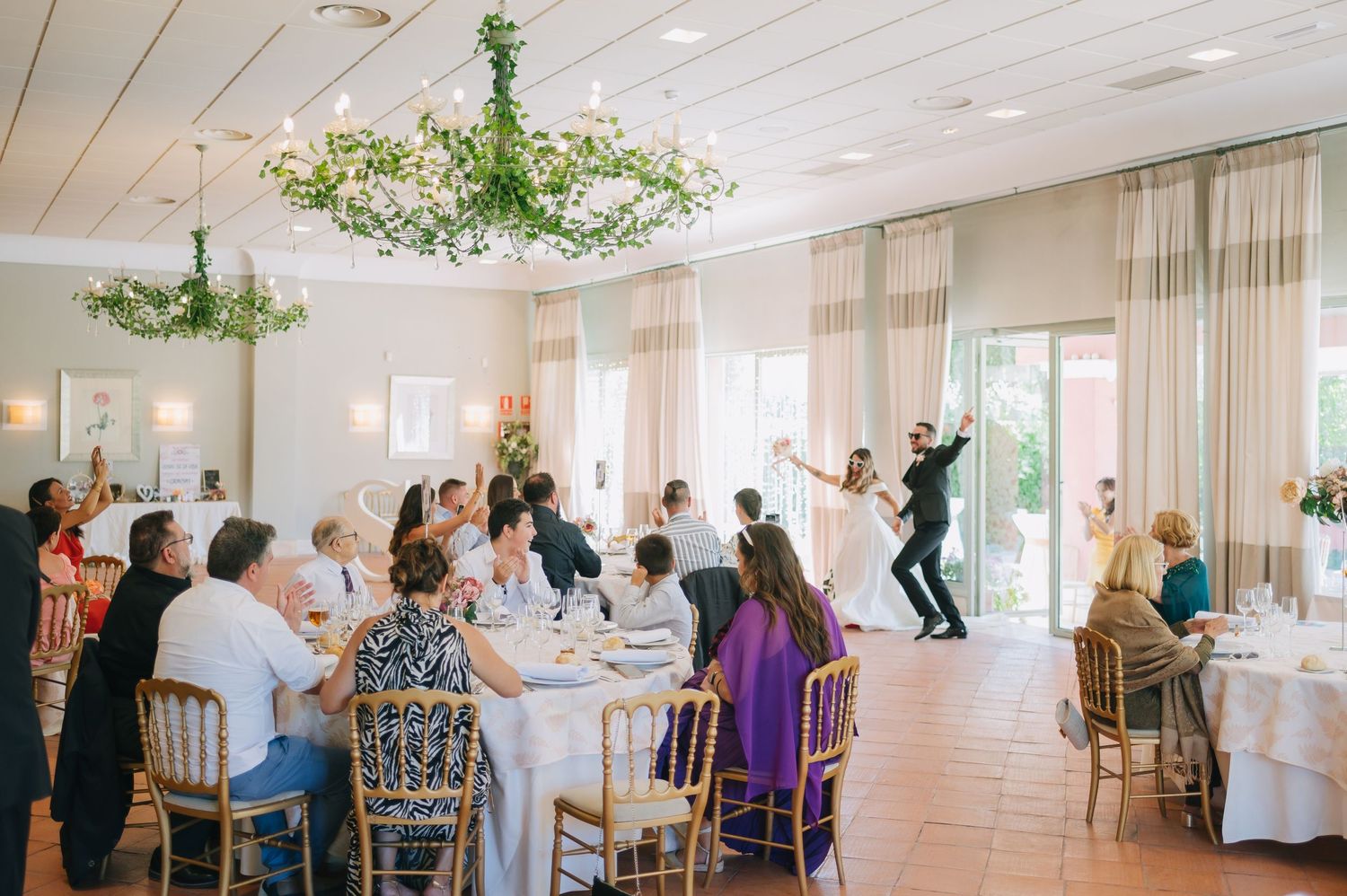 Fotógrafos de bodas en el Restaurante Quinta San Antonio de Velilla Madrid